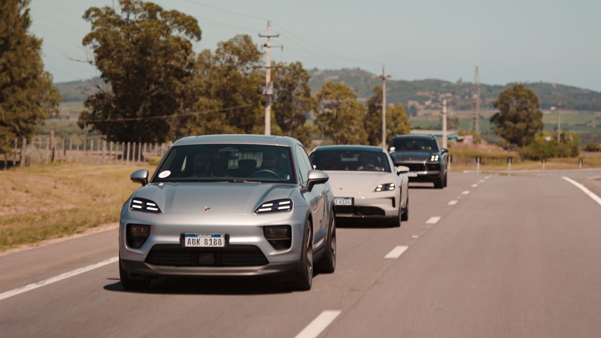 Porsche Macan 4, Taycan 4S, Cayenne, Porsche Road Tour Uruguay, Uruguay, 2026