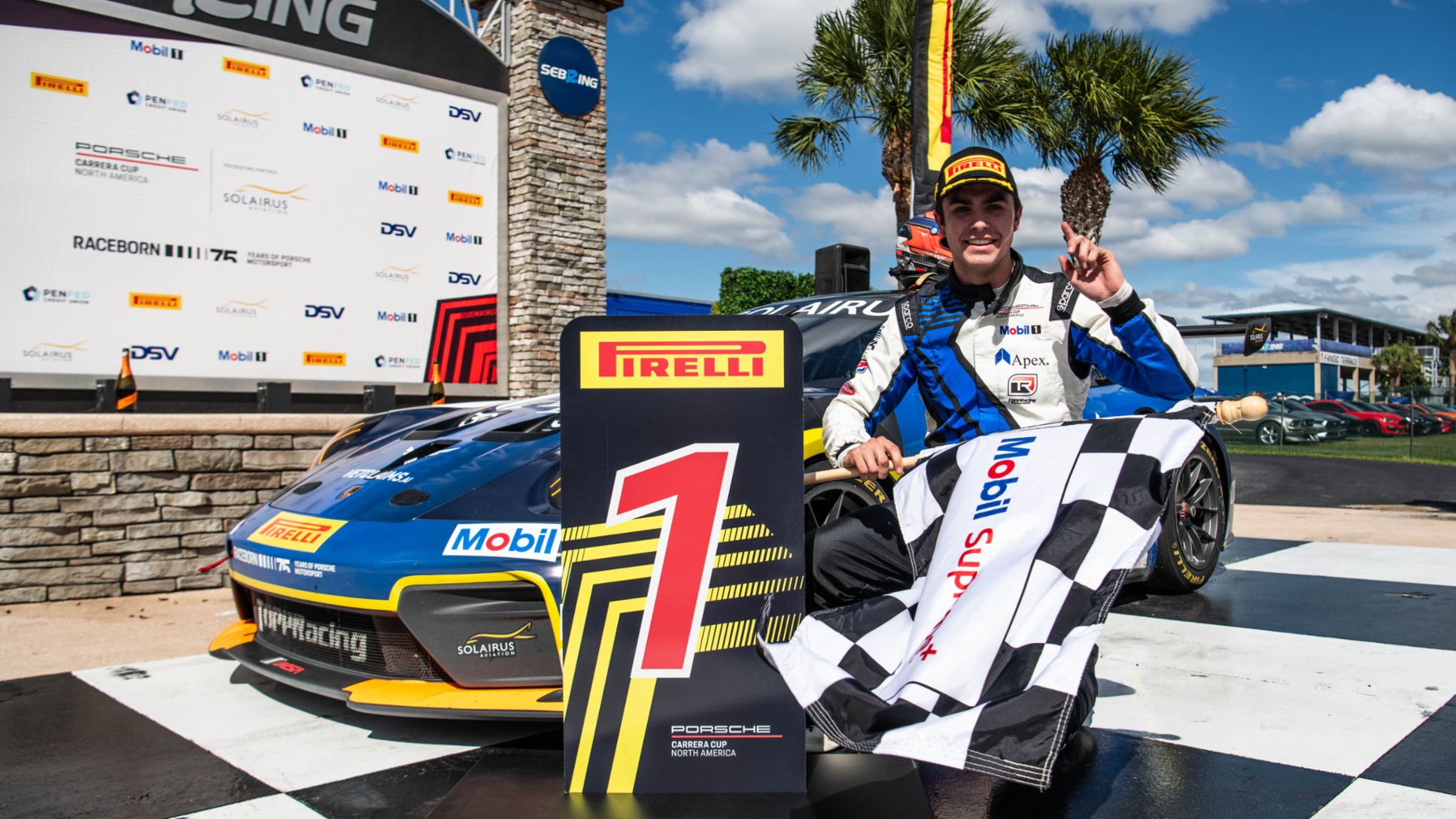 Tyler Maxson won Porsche Carrera Cup North America at Sebring