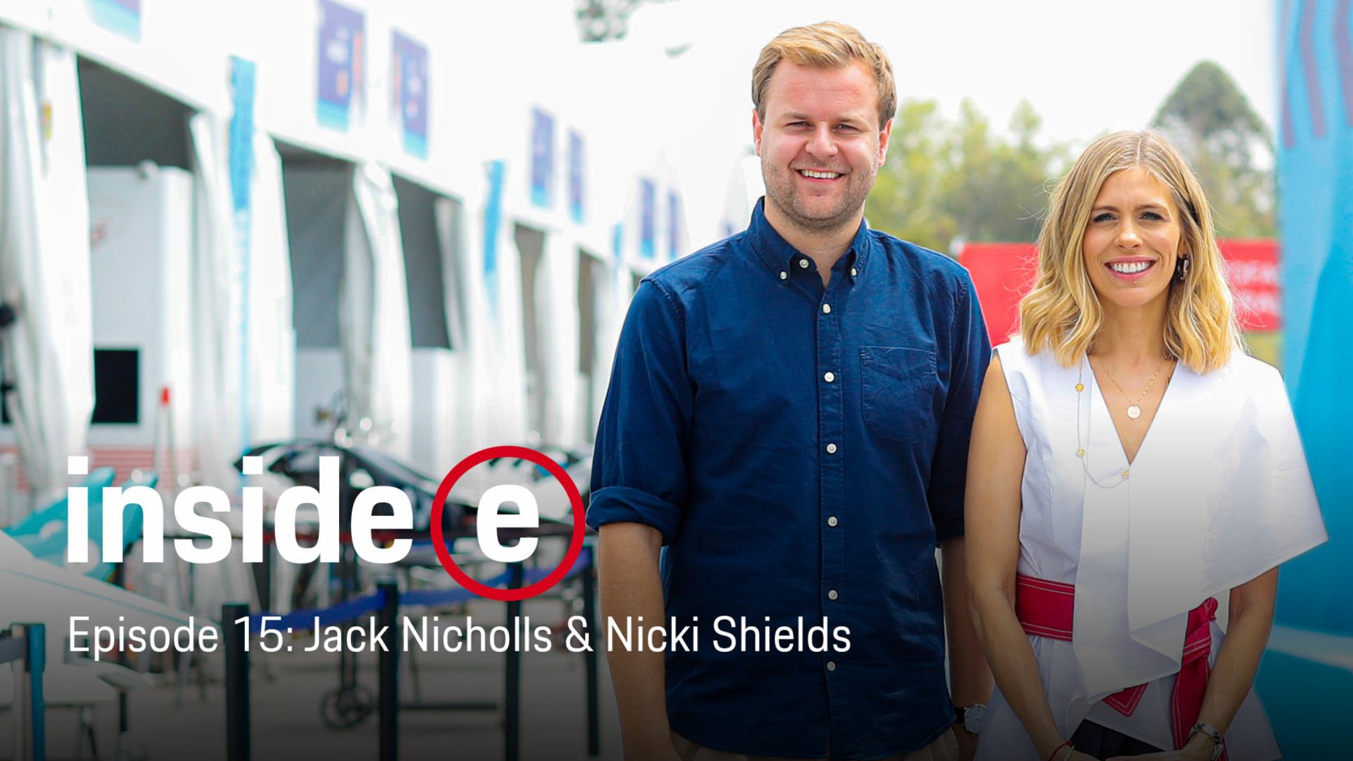 Jack Nicholls, Nicki Shields, l-r, &ldquo;Inside E&rdquo; podcast, 2020, Porsche AG