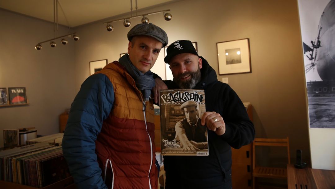 Toni-L, Niko Hüls, Backspin, l-r, Back to Tape, Heidelberg, 2017, Porsche AG