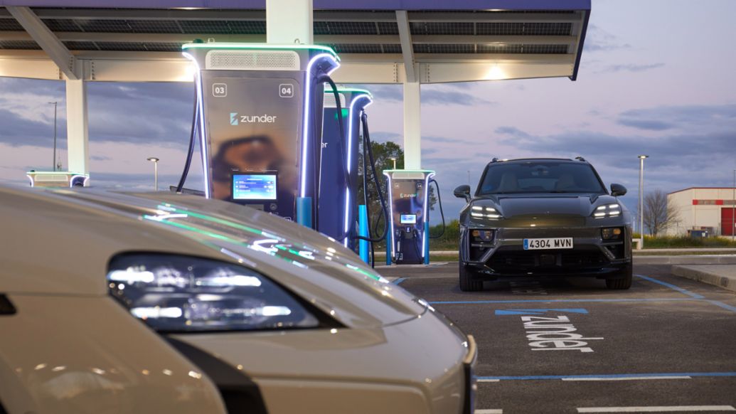 Estaci&oacute;n de Porsche y Zunder en Daimiel, 2025, Porsche Ib&eacute;rica