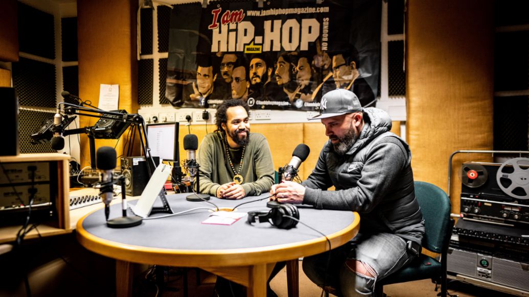 Apex Zero, Niko H&uuml;ls, l-r, Roadtrip Back2Tape, London, 2020, Porsche AG