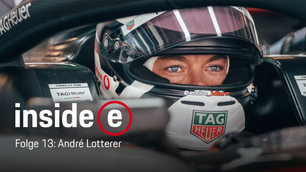 &bdquo;Inside E&ldquo; Podcast, Folge 13 mit Andr&eacute; Lotterer, 2020, Porsche AG