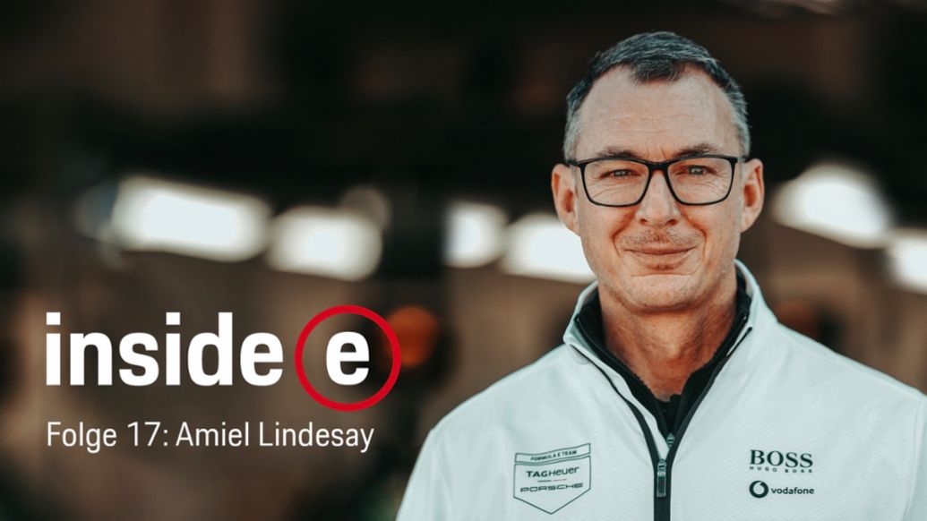Amiel Lindesay, &bdquo;Inside E&ldquo;-Podcast, 2021, Porsche AG