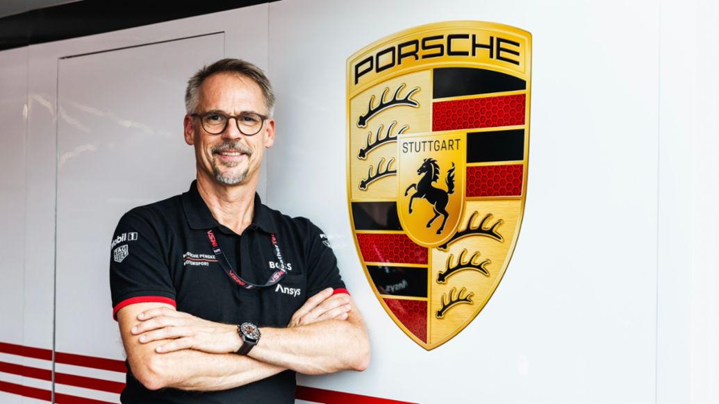 Thomas Laudenbach, Vice President Porsche Motorsport, Laguna Seca, 2024, Porsche AG