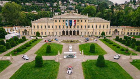 Ikonen und Einzelstücke aus dem Porsche Museum beim „Fuori Concorso“