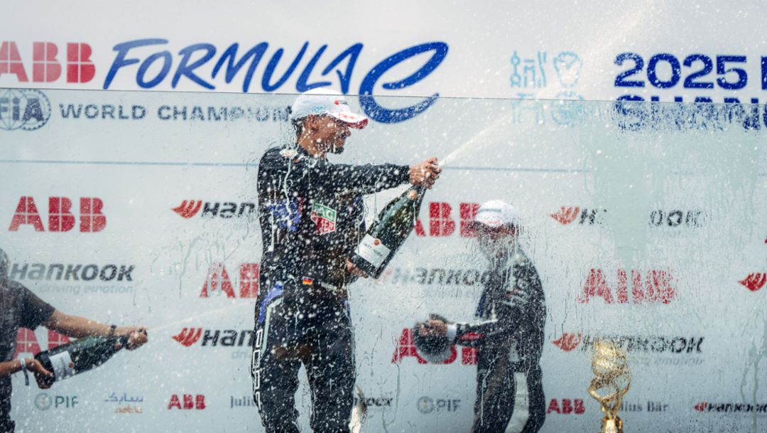 E-Prix de Shanghái II: doble podio para Porsche, que recupera el liderato en la clasificación de equipos