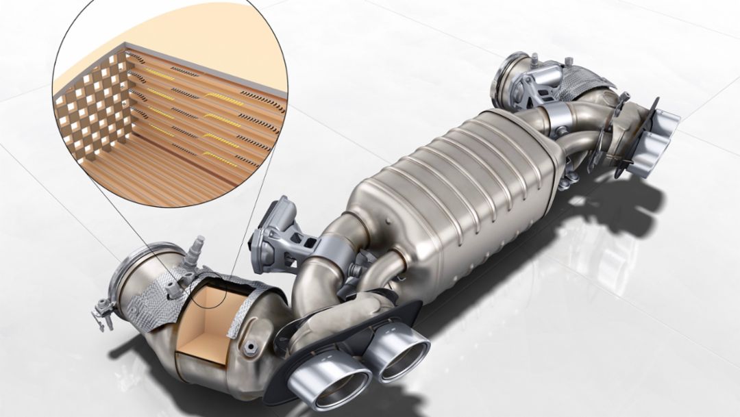 Filtro de part&iacute;culas de gasolina, 2019, Porsche AG