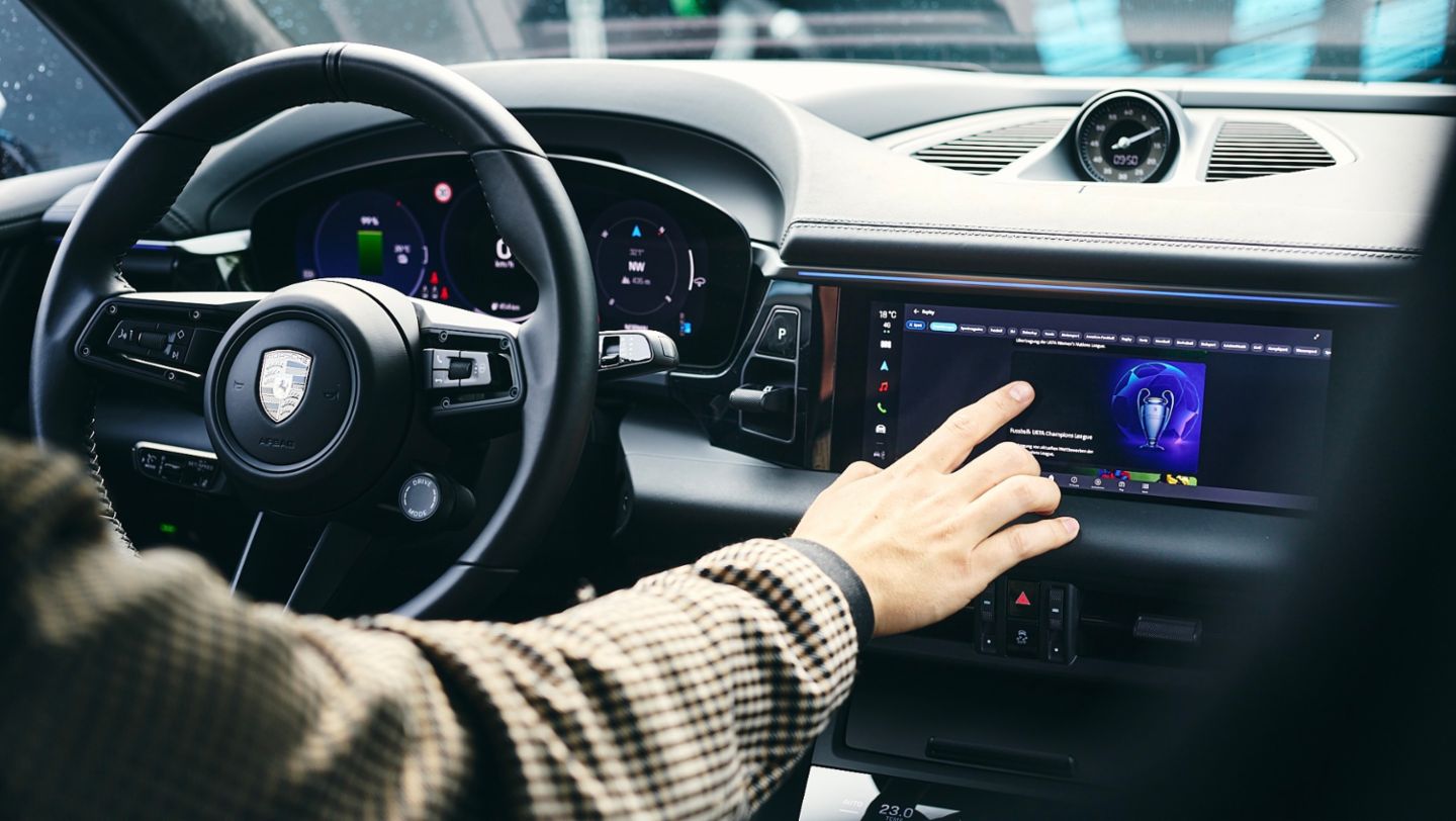 Swisscom blue TV, Macan-Modell, 2025, Porsche Schweiz AG