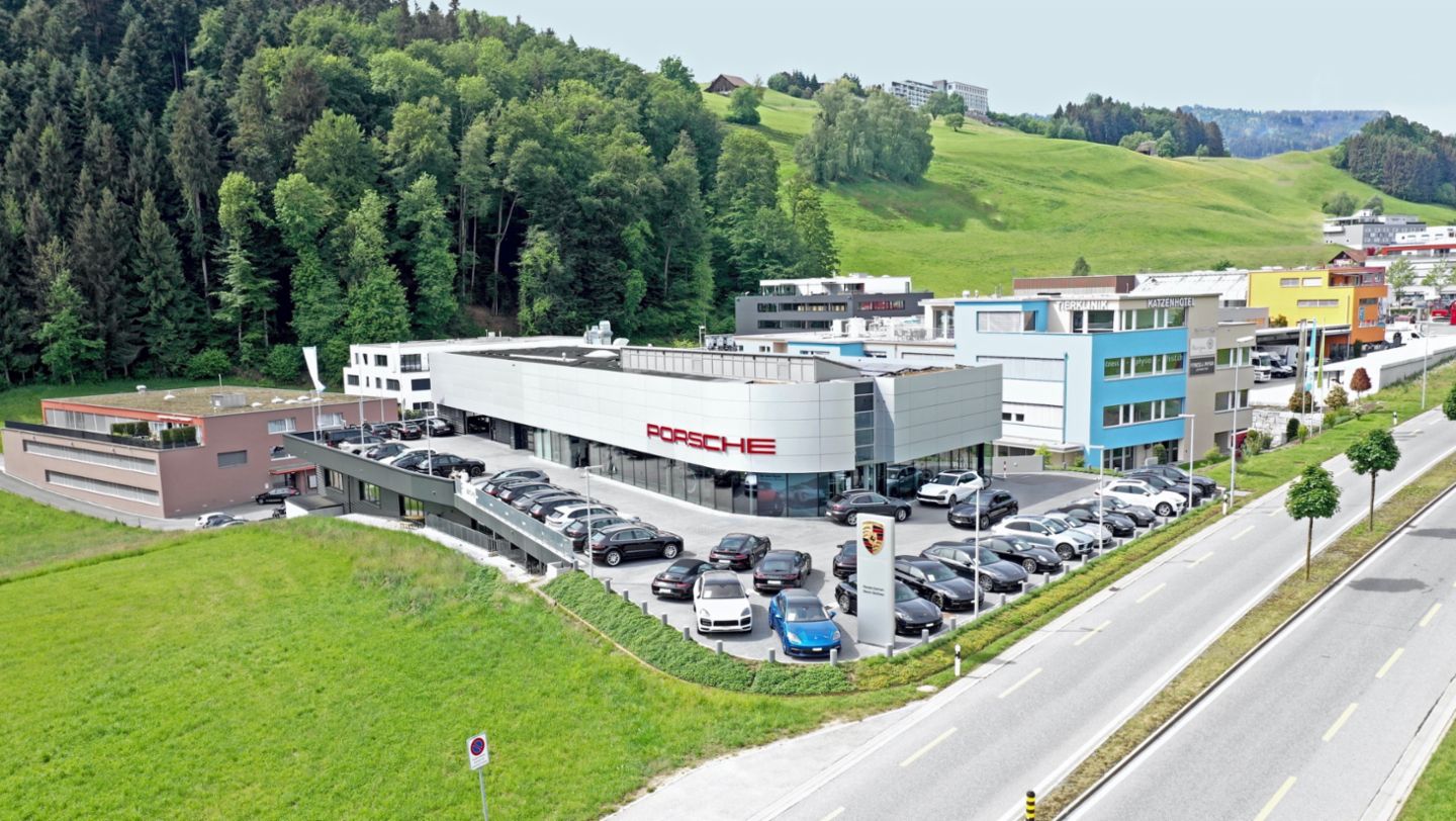 Porsche Zentrum Oberer Zürichsee, Schweiz, 2021, Porsche AG