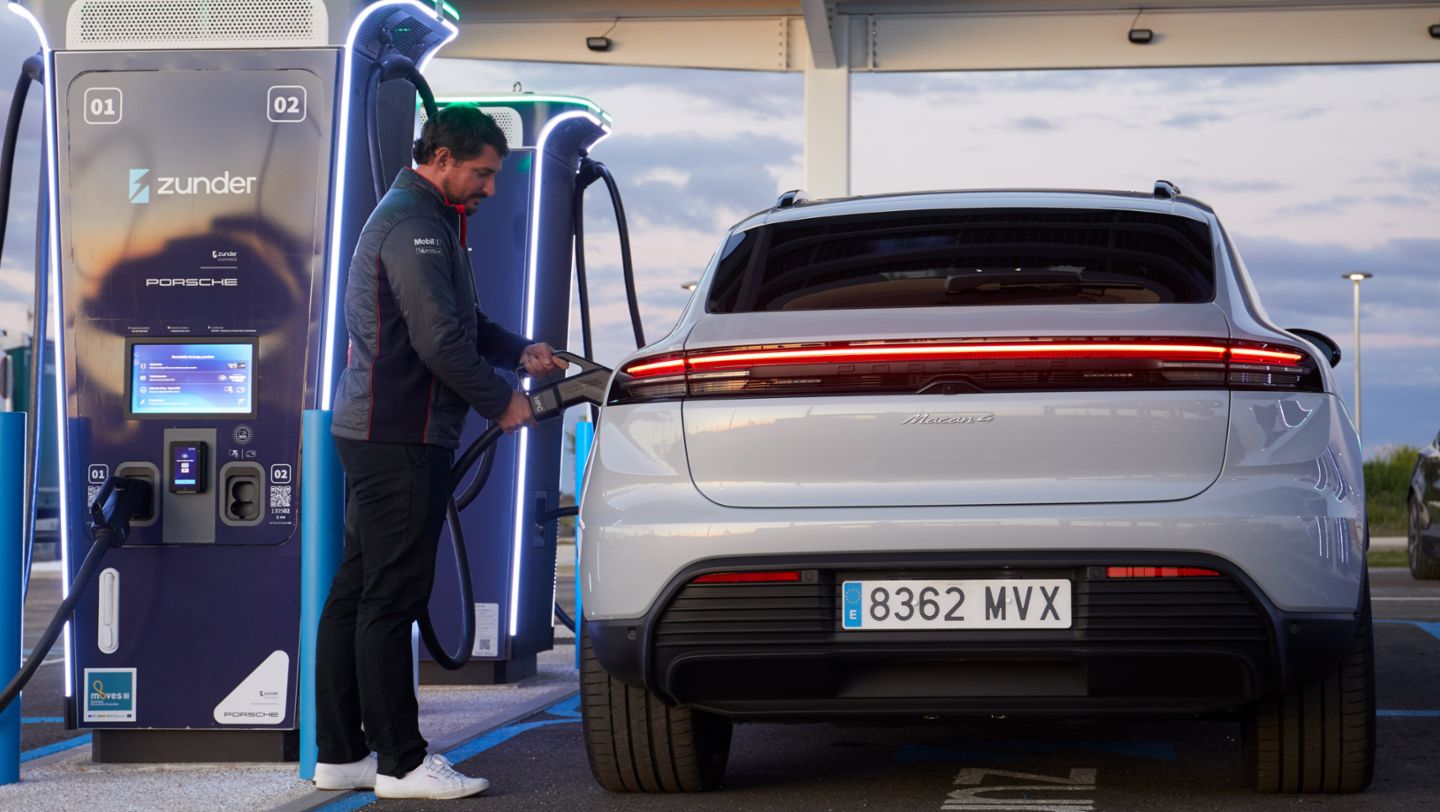 Estación de Porsche y Zunder en Daimiel, 2025, Porsche Ibérica