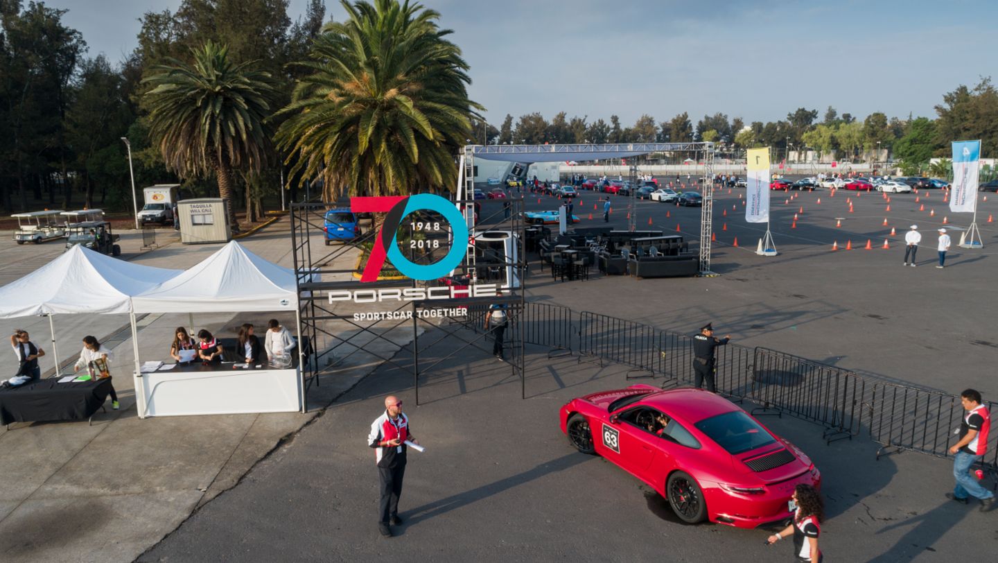 2018: Festejos por los 70 años de autos deportivos Porsche