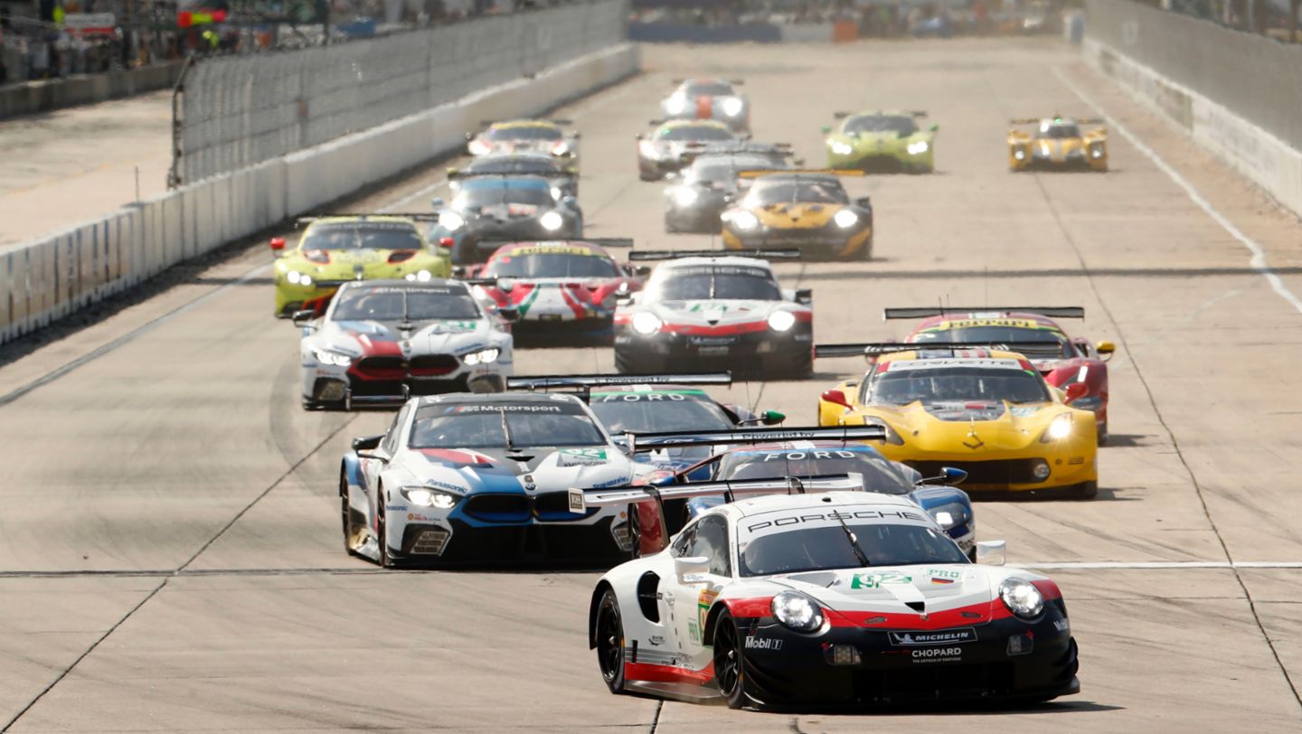 911 RSR, Porsche GT Team, race, round six, WEC, Sebring, 2019, Porsche AG