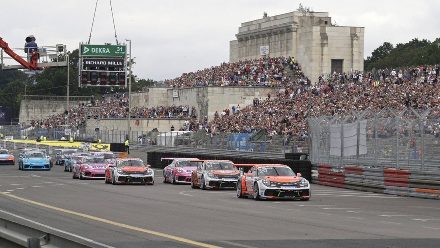 Porsche 911 GT3 Cup, Porsche Carrera Cup Deutschland, Norisring, Nuremberg, Race 8, 2019, Porsche AG