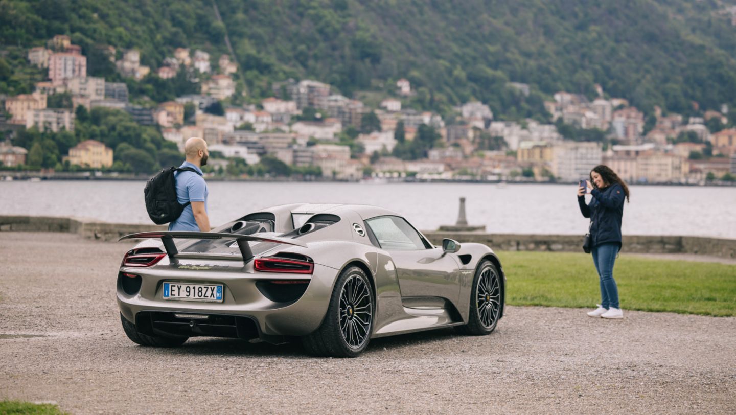 Porsche 918 Spyder, Fuori Concorso, Villa Olmo, Como, Italien, 2023, Porsche AG