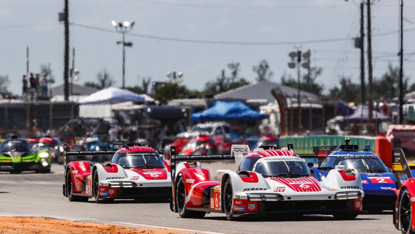 Porsche 963, FIA World Endurance Championship WEC, Race, Round 1, Sebring, USA, 2023, Porsche AG