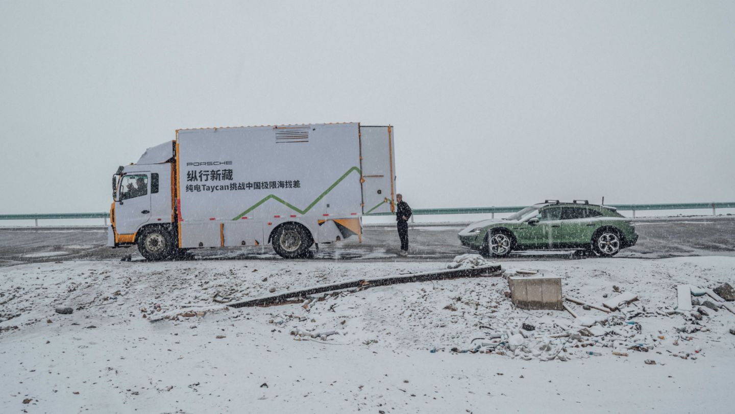 Taycan 4 Cross Turismo, Altitude Challenge, China, 2023, Porsche AG