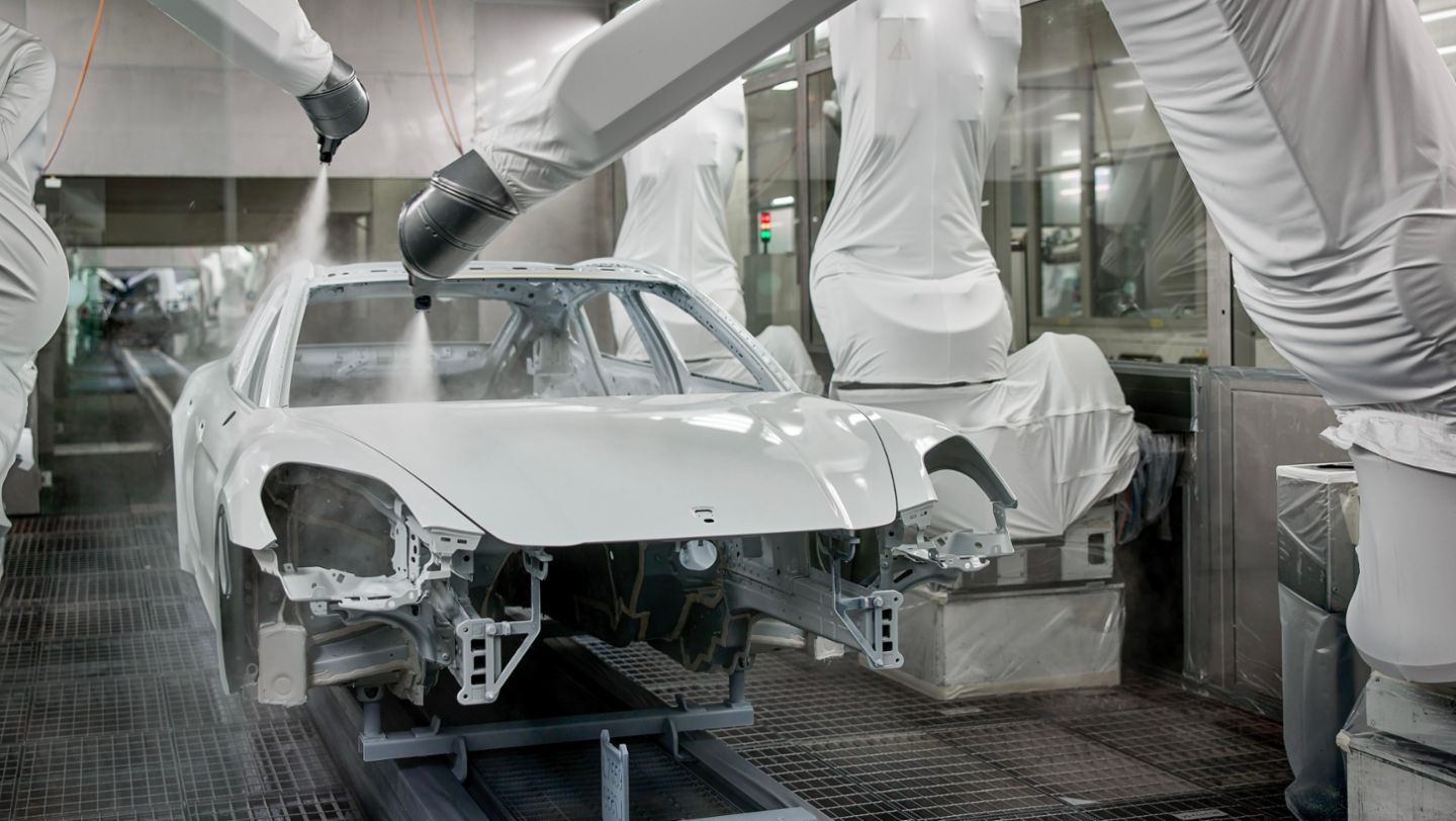 Lackierei, Porsche Werk Leipzig, 2024, Porsche AG